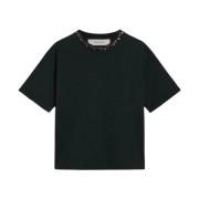 Golden Goose Kristalldekorerad T-shirt Black, Dam