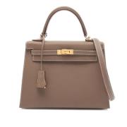 Hermès Vintage Pre-owned Laeder handvskor Brown, Dam