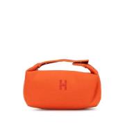 Hermès Vintage Pre-owned Canvas handvskor Orange, Dam