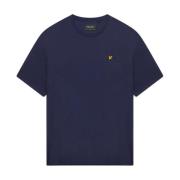 Lyle & Scott Bomull T-shirt Blue, Herr