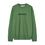 JW Anderson Grön Logotröja Green, Herr