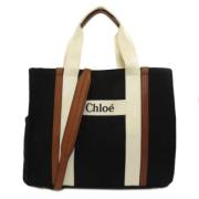 Chloé Pre-owned Pre-owned Canvas handvskor Black, Dam