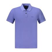 Hugo Boss Blå Kortärmad Polo med Logotyp Blue, Herr