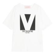 Valentino Garavani Vita Crewneck T-shirts och Polos White, Dam