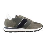 Geox Stiliga Herrsneakers Green, Herr