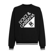 Dolce & Gabbana Svarta Tröjor för Män Black, Herr