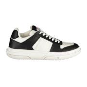 Tommy Hilfiger Sportiga Svarta Sneakers med Vita Detaljer Black, Dam