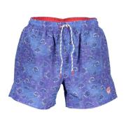 North Sails Lila Badshorts med Boxer Stil Multicolor, Herr