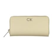 Calvin Klein Beige Plånbok med RFID-blockering Beige, Dam