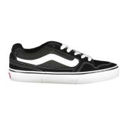 Vans Svarta sneakers för män med kontrastdetaljer Black, Herr