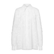 Alberta Ferretti Bianco Dam Skjorta Ss25 White, Dam