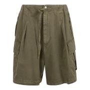 Alexander McQueen Gröna Cargo Bermudas Stiliga Mode Shorts Green, Herr