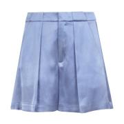 Alysi Raso Shorts med Frontstängning Blue, Dam