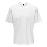 Only & Sons T-Shirts White, Herr