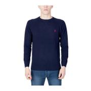 U.s. Polo Assn. Ullblandad T-shirt Herr Jersey Blue, Herr