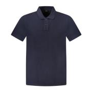 Hugo Boss Blå Kortärmad Polo med Logotyp Blue, Herr