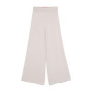 Wild Cashmere Beige Cashmere Byxor Aw24 Gray, Dam