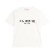 Valentino Garavani Vita T-shirts och Polos White, Herr