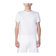 Moschino Bomull Crew Neck T-shirt White, Herr