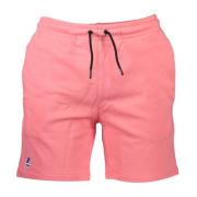 K-Way Sportiga Rosa Herr Shorts med Elastisk Midja Pink, Herr