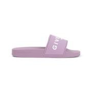 Givenchy Rosa &amp; Lila Sandaler Stilfull Komfort Purple, Dam