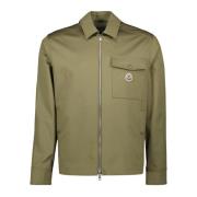 Moncler Olivgrön Skjortjacka Vår-Sommar 2025 Green, Herr