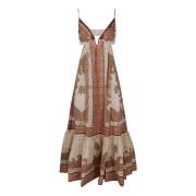 Zimmermann Gul & Orange Elegant Klänning Multicolor, Dam