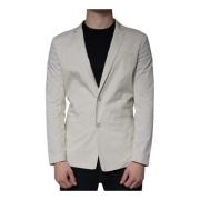 Paolo Pecora Beige Slim Fit Blazer Beige, Herr