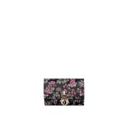 Dior Millefiori Motif Plånbok för Kvinnor Black, Dam