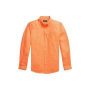 Polo Ralph Lauren Anpassad Linneskjorta Orange, Herr