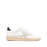 Golden Goose Vita Avslappnade Tränare Sneakers White, Herr