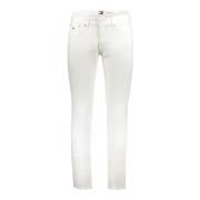 Tommy Hilfiger Slim Denim Jeans Vit Män White, Herr