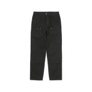 Carhartt Wip Dubbla Knä Arbetsbyxor Black, Herr