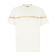 Burberry Avslappnad Bomull T-shirt för Män Beige, Herr