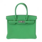 Hermès Vintage Pre-owned Laeder handvskor Green, Dam