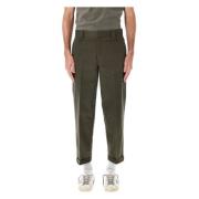 Golden Goose Militärgrön Chino Skatebyxor Green, Herr