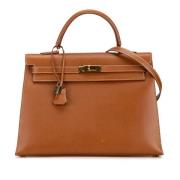 Hermès Vintage Pre-owned Laeder handvskor Brown, Dam