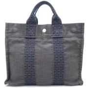 Hermès Vintage Pre-owned Canvas totevskor Gray, Dam