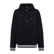 Balmain Signatur Hoodie Black, Herr