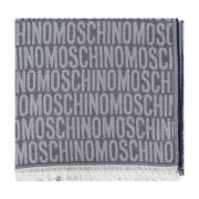 Moschino Halsduk med monogram Blue, Unisex