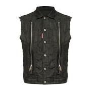 Dsquared2 Denim vest Black, Herr