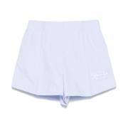 Givenchy Blå Shorts med Dold Stängning Fickor Blue, Dam