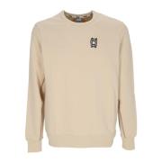 PUMA Broderad Lättvikts Crewneck Sweatshirt Black, Herr