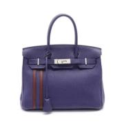 Hermès Vintage Pre-owned Laeder handvskor Purple, Dam