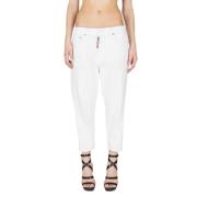 Dsquared2 Baby Carpenter Jeans med Mini Logo White, Dam