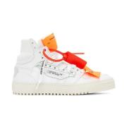 Off White Casual Sneakers för Män och Kvinnor White, Dam