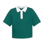 JW Anderson Polo med kaschmirfinish Green, Dam