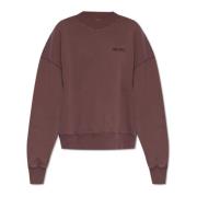 The Attico Sweatshirt med logotyp Purple, Dam