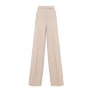 Max Mara Breda Ben Byxor Albino Ninfa Stil Beige, Dam