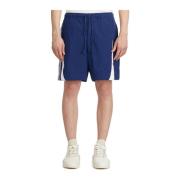 Y-3 Bermuda Cut Line Shorts Blue, Herr